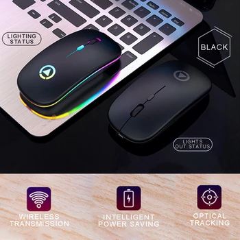 USB Rechargeable RGB Mini Smart USB Receiver Wireless Mouse 2.4GHz 1600 DPI Mice For Laptop PC Desktop Smart TV
USB Rechargeable RGB Mini Smart USB Receiver Wireless Mouse 2.4GHz 1600 DPI Mice For Laptop PC Desktop Smart TV