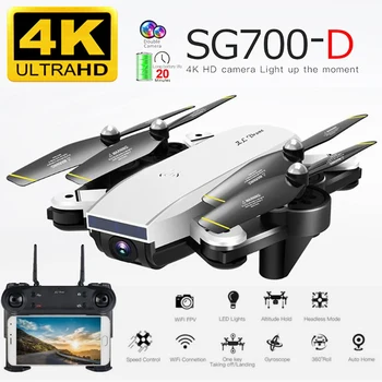 ZLRC SG700-D WIFI FPV 4K Ultra HD Camera 20 minutes Flight Time Optical Flow Positioning RC Drone Aircraft Quadcopter RTF Toys
ZLRC SG700-D WIFI FPV 4K Ultra HD Camera 20 minutes Flight Time Optical Flow Positioning RC Drone Aircraft Quadcopter RTF Toys