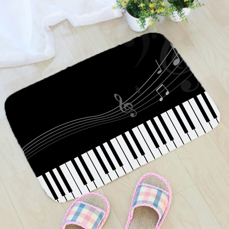 Music Notes Printing Bath Mat Flannel Bathroom Non-slip Mat Musical Note Door Mat Home Decoration Badmat Tapis de bain
Music Notes Printing Bath Mat Flannel Bathroom Non-slip Mat Musical Note Door Mat Home Decoration Badmat Tapis de bain