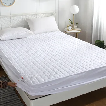 Modern White Bed Cover Queen Size Breathable Solid Color Mattress Cover Washable Cotton Embossed Quilted King Mattress Protector
Modern White Bed Cover Queen Size Breathable Solid Color Mattress Cover Washable Cotton Embossed Quilted King Mattress Protector