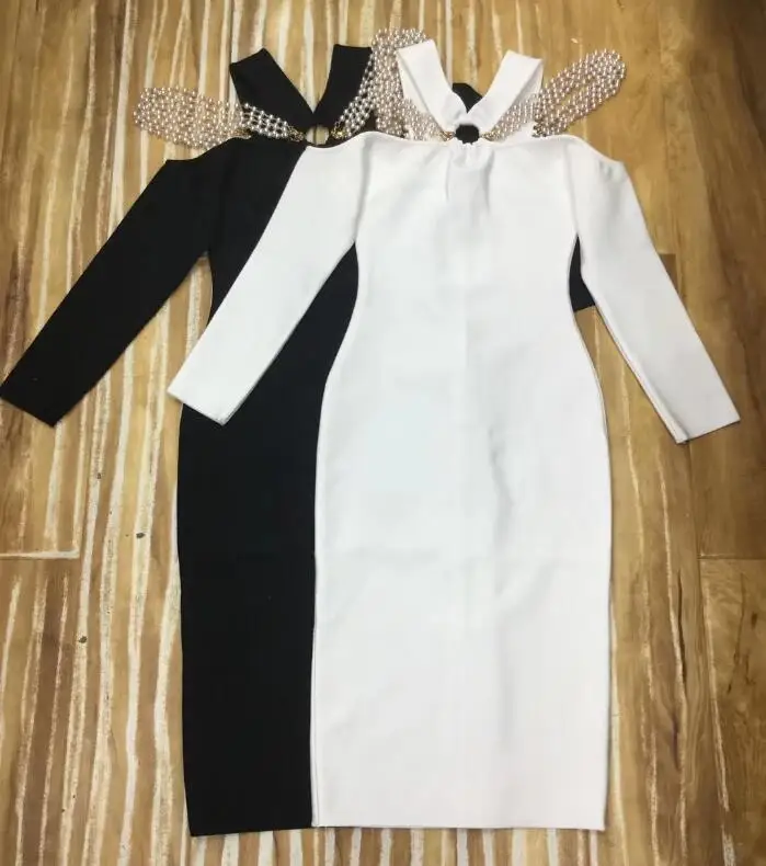 High Quality Sexy Women Dress Halter Beading 2 Colors Rayon Bandage Homecoming Elegant Simple Club Dress 
High Quality Sexy Women Dress Halter Beading 2 Colors Rayon Bandage Homecoming Elegant Simple Club Dress