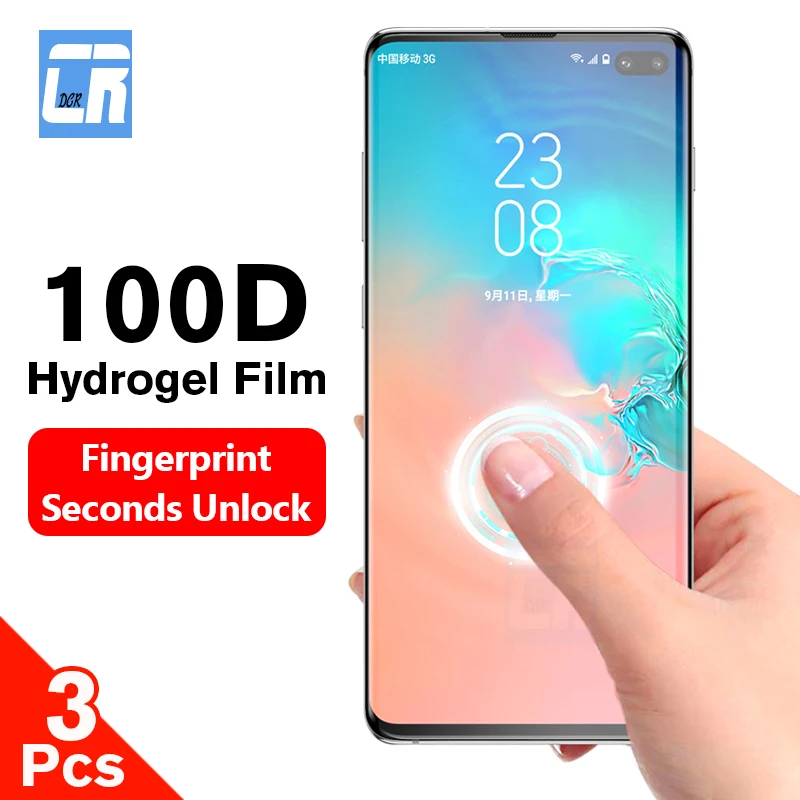 3Pcs Screen Protector Hydrogel Film For Samsung Galaxy S10 S9 S8 Note 10 Plus 100D Protective Film For Samsung Note 8 9 A50 A10
3Pcs Screen Protector Hydrogel Film For Samsung Galaxy S10 S9 S8 Note 10 Plus 100D Protective Film For Samsung Note 8 9 A50 A10