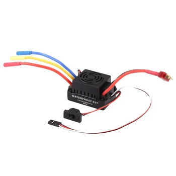 HTHL-Waterproof 60A Brushless Esc Electronic Speed Controller With 5.5V / 3A Bec For 1/10 Rc Car (Black)
HTHL-Waterproof 60A Brushless Esc Electronic Speed Controller With 5.5V / 3A Bec For 1/10 Rc Car (Black)