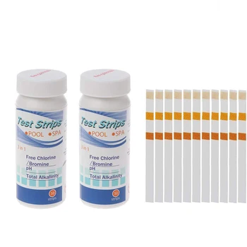 50pcs/Bottle 3-in-1 Swimming Pool Test Paper Chlorine PH Value Alkalinity Water Quality Test Strip
50pcs/Bottle 3-in-1 Swimming Pool Test Paper Chlorine PH Value Alkalinity Water Quality Test Strip