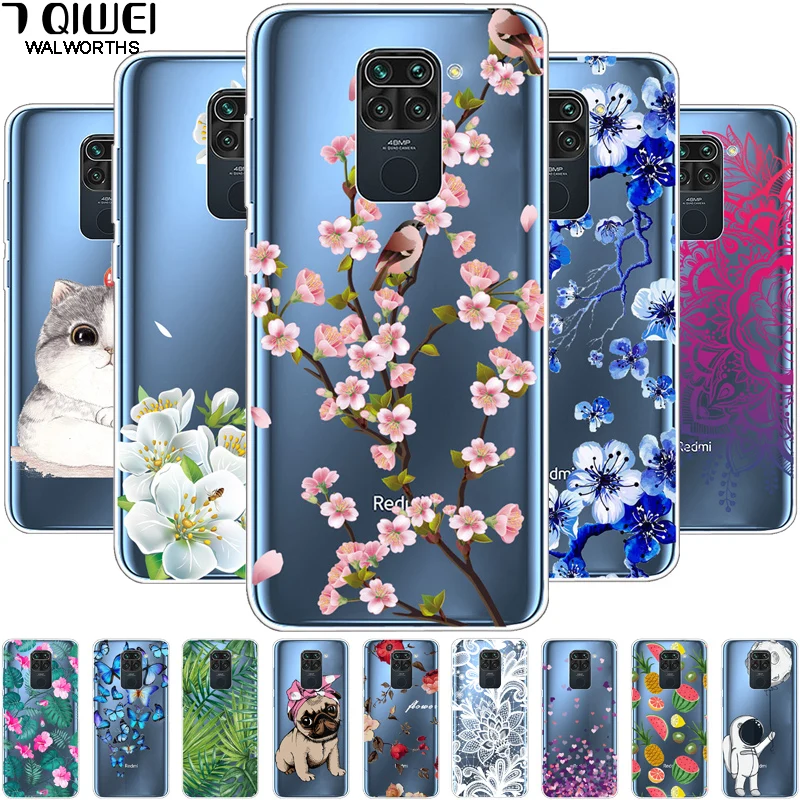 Чехол для Redmi Note 9S прозрачный мягкий чехол из ТПУ Xiaomi 9 Pro телефона силиконовый