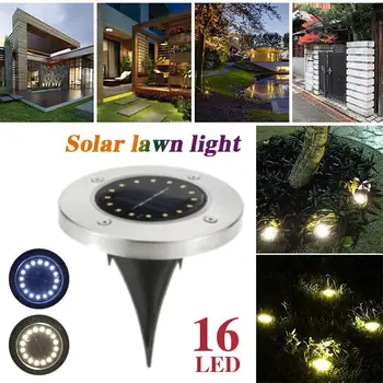 Disk Lights Ground Lamp Solar Power 16 LED Security Gutter Street IP65 Waterproof Light-Controlled Durable Eco-Friendly
Disk Lights Ground Lamp Solar Power 16 LED Security Gutter Street IP65 Waterproof Light-Controlled Durable Eco-Friendly