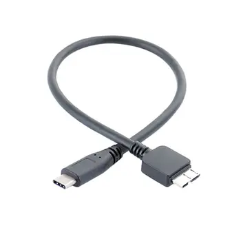 USB 3.1 Type-C to USB 3.0 Micro B Cable Connector Data Line for Hard Drive Smartphone Cell Phone PC Computers
USB 3.1 Type-C to USB 3.0 Micro B Cable Connector Data Line for Hard Drive Smartphone Cell Phone PC Computers
