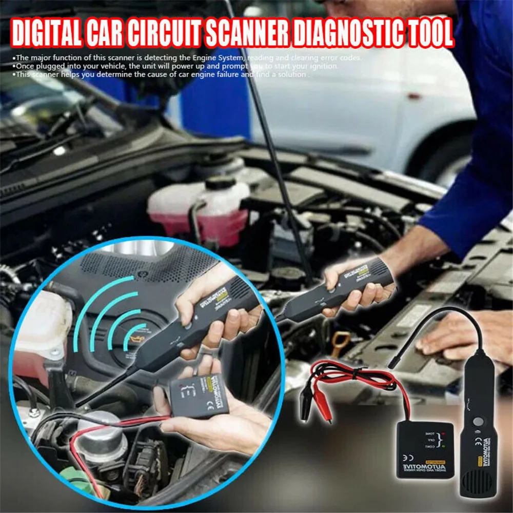 Car Circuit Scanner Digital Diagnostic Tool Automotive Short And Open Finder Cable Tracker Truck Tractor Ship SUV Wire Tester
Car Circuit Scanner Digital Diagnostic Tool Automotive Short And Open Finder Cable Tracker Truck Tractor Ship SUV Wire Tester
