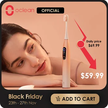 Global Version Oclean X PRO Sonic Electric Toothbrush Adults Smart Color Touch Screen Sonic Electric Tooth Brush App Control
Global Version Oclean X PRO Sonic Electric Toothbrush Adults Smart Color Touch Screen Sonic Electric Tooth Brush App Control