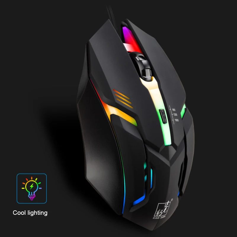 1PCS Wired Gaming Mouse 4 Buttons 1600 DPI LED Optical Computer Mouse Gamer Mice For PC Laptop Notebook USB Cable Game Mouse
1PCS Wired Gaming Mouse 4 Buttons 1600 DPI LED Optical Computer Mouse Gamer Mice For PC Laptop Notebook USB Cable Game Mouse