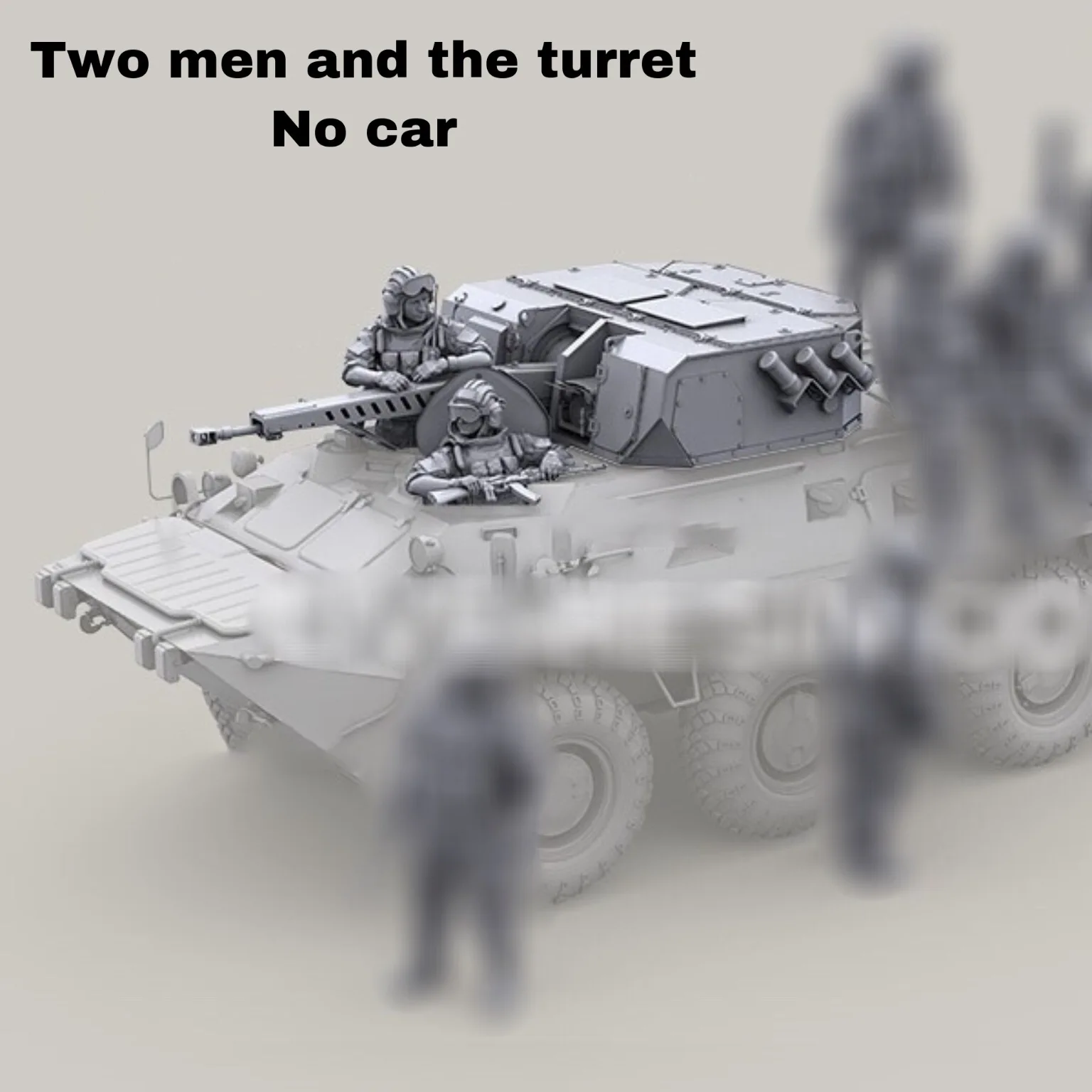 Модель из смолы GK 1/35, два человека и башня, без автомобиля, несобранный и Неокрашенный комплект
Модель из смолы GK 1/35, два человека и башня, без автомобиля, несобранный и Неокрашенный комплект