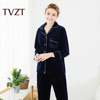 Womens gold velvet Pajamas Pyjamas Set Long Sleeve Sleepwear Pajamas Suit Female Sleep Two Piece Set Loungewear homewear
Womens gold velvet Pajamas Pyjamas Set Long Sleeve Sleepwear Pajamas Suit Female Sleep Two Piece Set Loungewear homewear