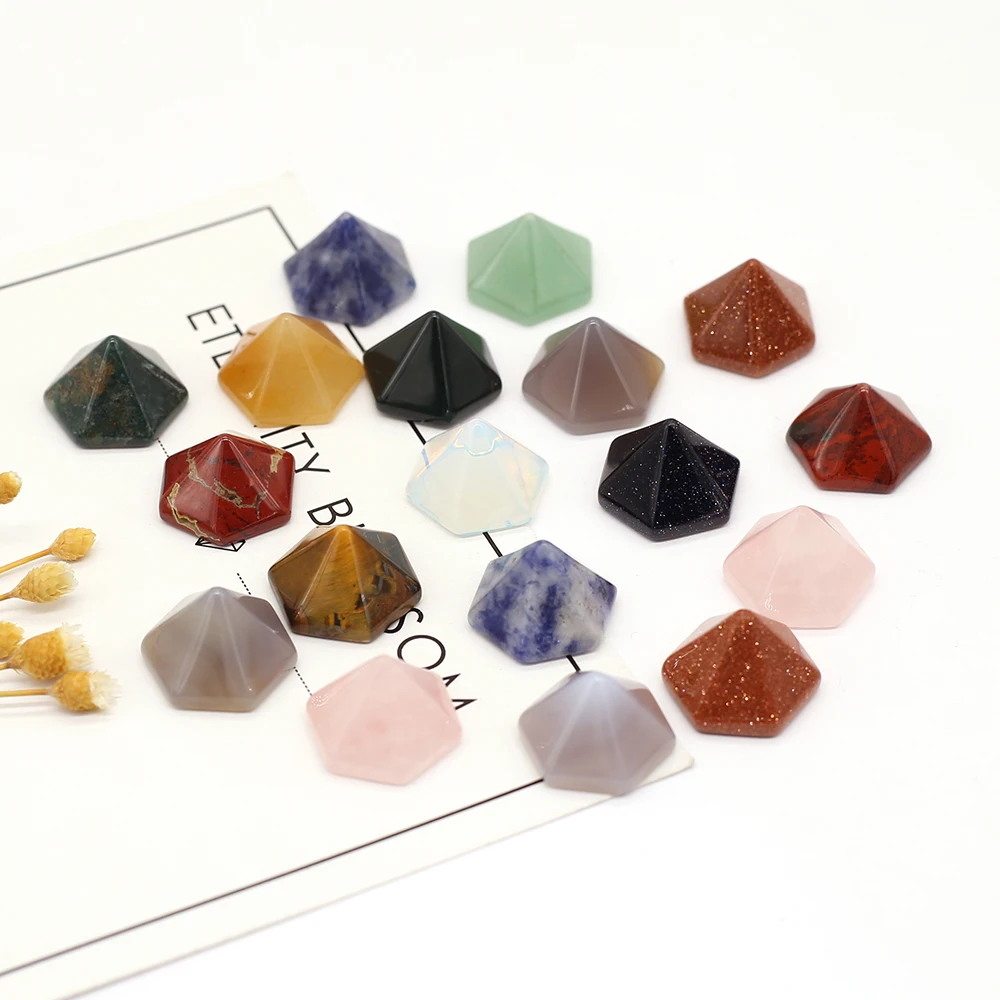 Natural Stone Semi precious Stone Tower Tip Pentagon Stone Decoration No Hole Decoration Coffee Shop Home DIY Decoration Gift
Natural Stone Semi precious Stone Tower Tip Pentagon Stone Decoration No Hole Decoration Coffee Shop Home DIY Decoration Gift