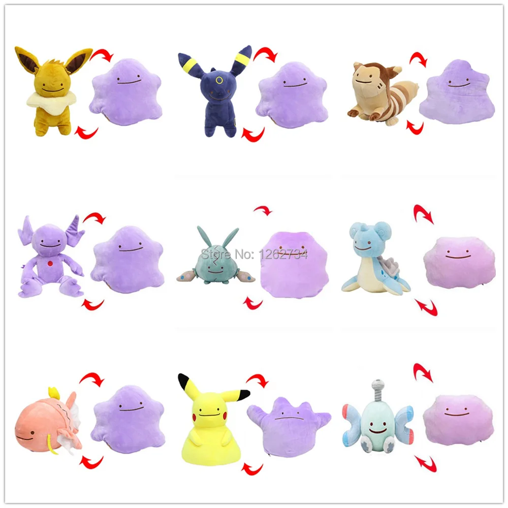 12 40 см Eevee Lapras Pika Bulbasaur Magikarp чармандер Сквиртл поливилл Gengar храп внутри вне подушки