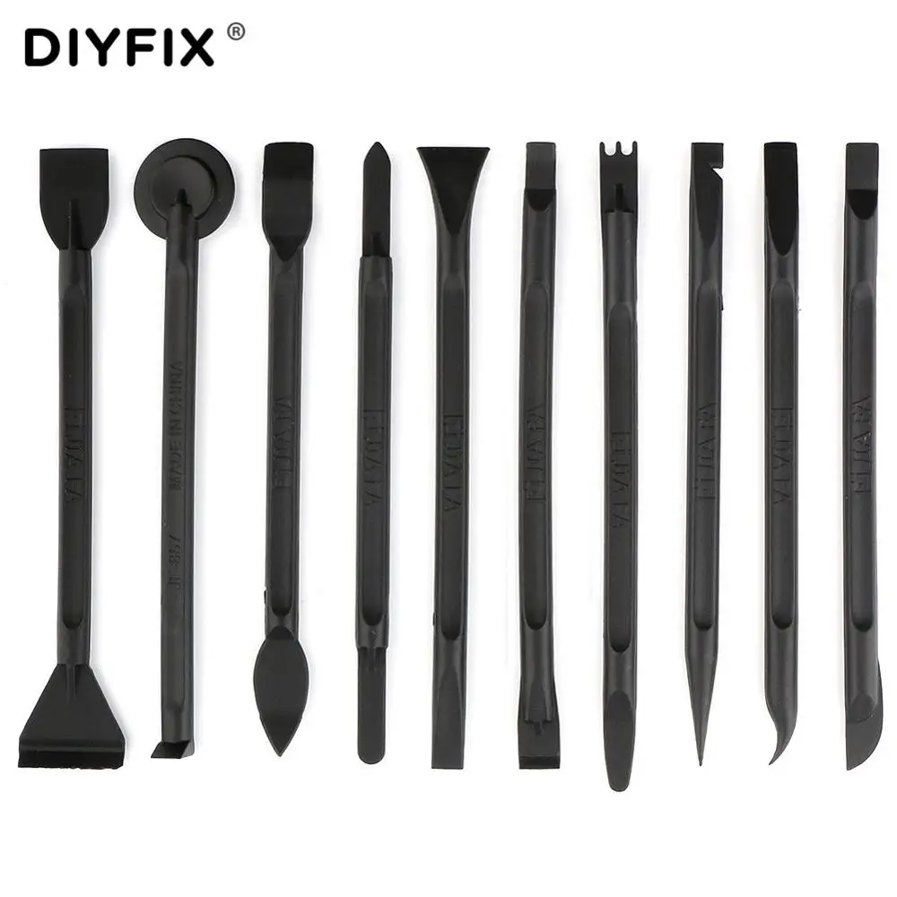 DIYFIX 10Pcs Plastic Crowbar Pry Tool For iPhone Samsung Huawei Mobile Phone Screen Disassembly Spudger Opening Tools Repair Kit
DIYFIX 10Pcs Plastic Crowbar Pry Tool For iPhone Samsung Huawei Mobile Phone Screen Disassembly Spudger Opening Tools Repair Kit
