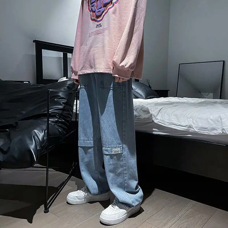 Jeans Men's Streetwear Casual Straight Blue Jeans New Spring Autumn Denim Trousers Man Fashion Hip Hop Black Baggy Jeans 3XL
Jeans Men's Streetwear Casual Straight Blue Jeans New Spring Autumn Denim Trousers Man Fashion Hip Hop Black Baggy Jeans 3XL