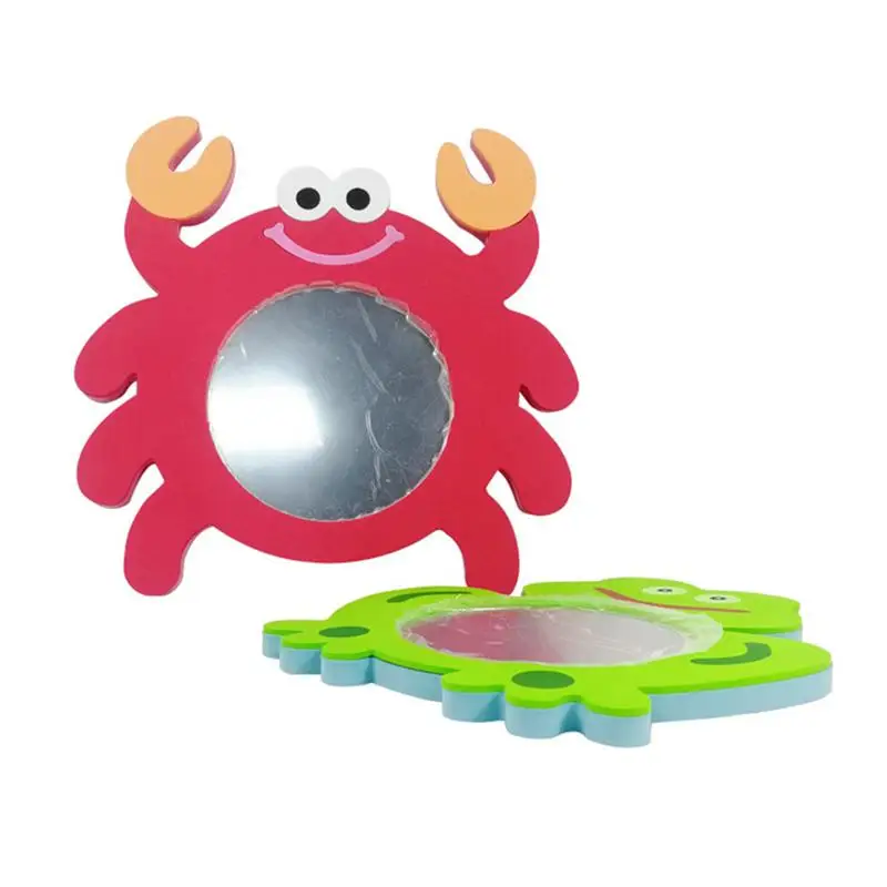 Cute Bath Toy EVA Creative Cartoon Mirror Crab Or Frog Shaped Mirrors Bathing Plaything Toys For Children Kids
Cute Bath Toy EVA Creative Cartoon Mirror Crab Or Frog Shaped Mirrors Bathing Plaything Toys For Children Kids