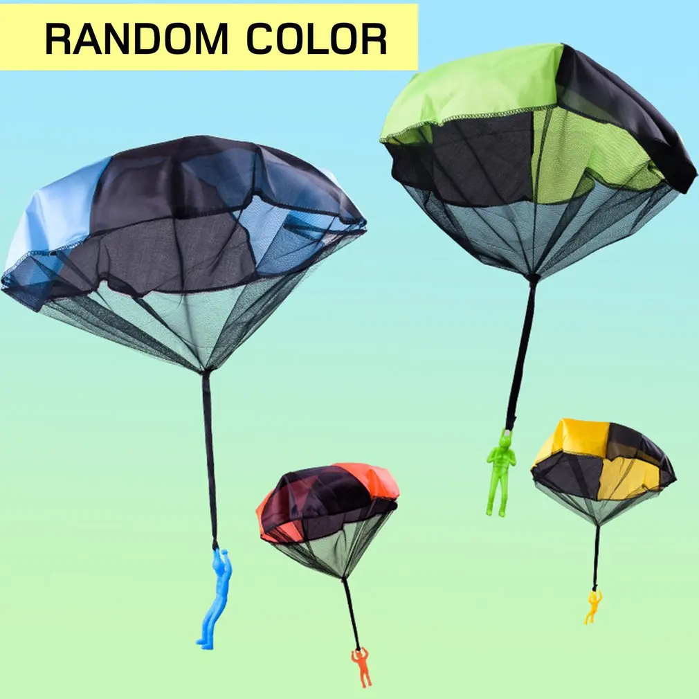 Funny Design Kids Hand Throwing Parachute Toy For Children Educational Parachute With Figure Soldier Outdoor Play Games Sports
Funny Design Kids Hand Throwing Parachute Toy For Children Educational Parachute With Figure Soldier Outdoor Play Games Sports