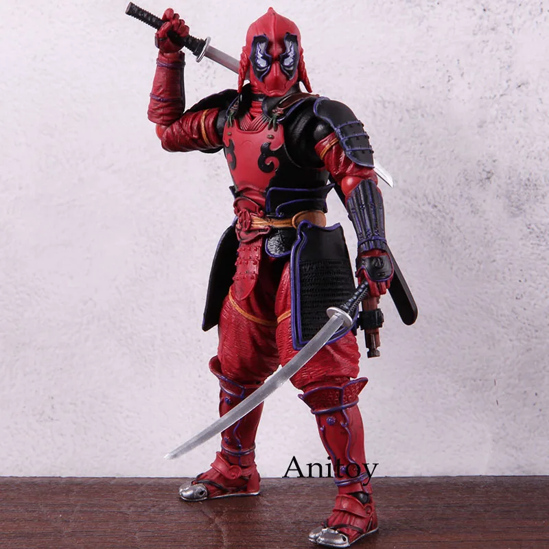 Marvel Deadpool The Samurai Onmitsu Kenshi Black Armor Spiderman Deadpool Action Figure PVC Collectible Model Toy
Marvel Deadpool The Samurai Onmitsu Kenshi Black Armor Spiderman Deadpool Action Figure PVC Collectible Model Toy