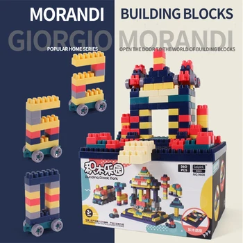 Assembled building blocks children's educational toys Diy spell inserted small particles ever-changing digital animal Morandi
Assembled building blocks children's educational toys Diy spell inserted small particles ever-changing digital animal Morandi