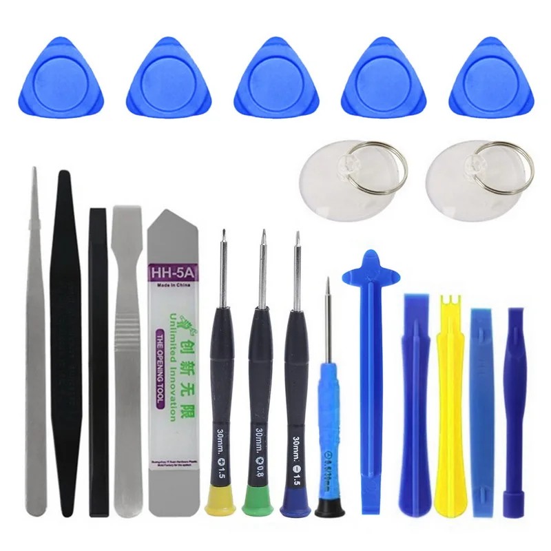 21pcs Professional Phone Repair Tools Kit Multifunctional Safe Opening Pry Screwdriver Set Smart Phone Series Tool Repair Sets
21pcs Professional Phone Repair Tools Kit Multifunctional Safe Opening Pry Screwdriver Set Smart Phone Series Tool Repair Sets