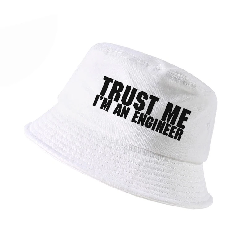 Trust Me, I'm An Engineer Letters Print Men bucket hat 2020 Summer outdoor fisherman cap Cotton Hiphop panama fishing hats
Trust Me, I'm An Engineer Letters Print Men bucket hat 2020 Summer outdoor fisherman cap Cotton Hiphop panama fishing hats