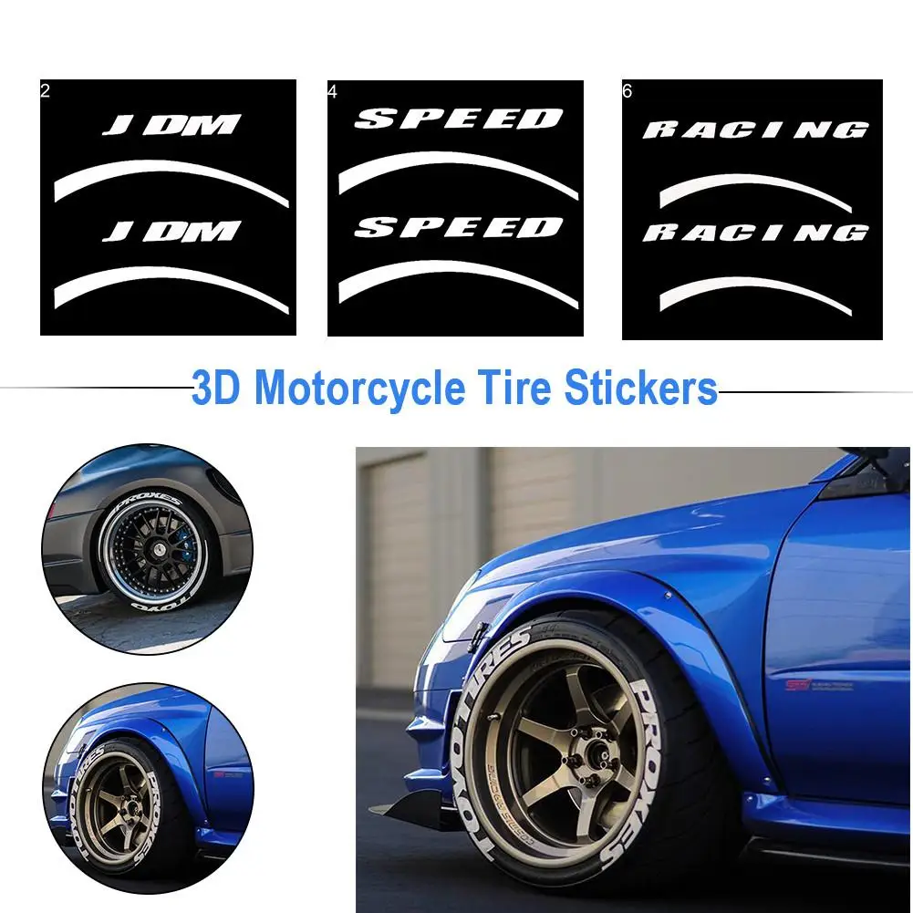 Car Tire Wheel Sticker Car Tuning Universal 3D Logo Auto Motorcycle Tire Stickers Personalized Car Styling Wheel Label
Car Tire Wheel Sticker Car Tuning Universal 3D Logo Auto Motorcycle Tire Stickers Personalized Car Styling Wheel Label