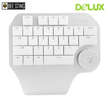 Delux T11 Designer Single Hand Ergonomic Keyboard + M618 + Surface Dial Mini Wireless Bluetooth Vertical Mouse Combo For Laptop
Delux T11 Designer Single Hand Ergonomic Keyboard + M618 + Surface Dial Mini Wireless Bluetooth Vertical Mouse Combo For Laptop