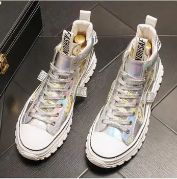 Italian Brand Designer Boots Shoes Men High Quality Hip Hop Mens Shoes Casual Luxury Famous Leather Tops business gold loafers
Italian Brand Designer Boots Shoes Men High Quality Hip Hop Mens Shoes Casual Luxury Famous Leather Tops business gold loafers