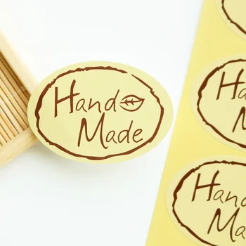 600pcs Handmade Oval Paper Stickers Leaf Kraft Gift Stickers for Cake Candy Packaging DIY Decoration Sealing Label Sticker 
600pcs Handmade Oval Paper Stickers Leaf Kraft Gift Stickers for Cake Candy Packaging DIY Decoration Sealing Label Sticker