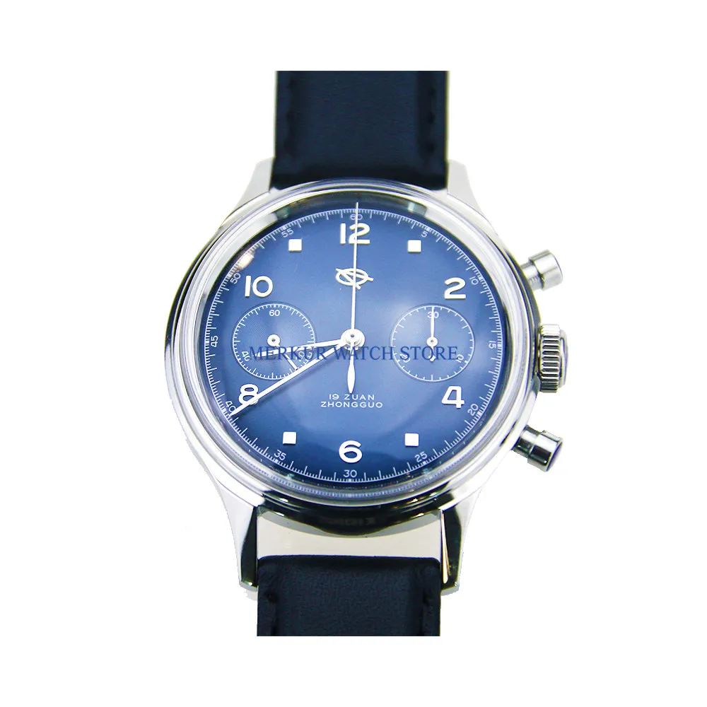 Red Star Mechanical Chronograph For Seagull 1963 ST1901 Movement Mens Pilot Watch Flieger B-UHR Handwinding Military Panda Blue
Red Star Mechanical Chronograph For Seagull 1963 ST1901 Movement Mens Pilot Watch Flieger B-UHR Handwinding Military Panda Blue