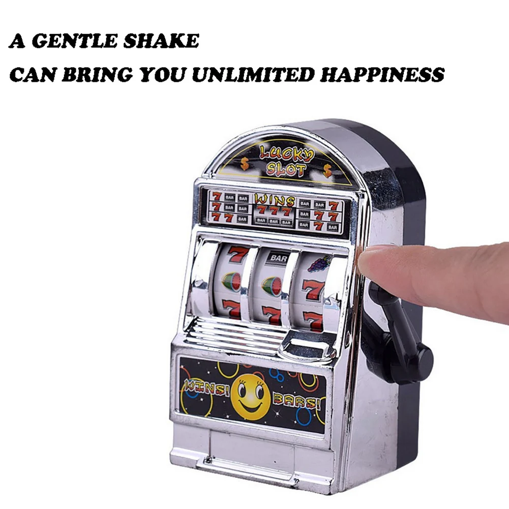 Desktop Fashion Non-toxic Handheld Decompression Kids Toy Slot Machine Entertaining Funny Money Box Game Mini Fruit Playing
Desktop Fashion Non-toxic Handheld Decompression Kids Toy Slot Machine Entertaining Funny Money Box Game Mini Fruit Playing