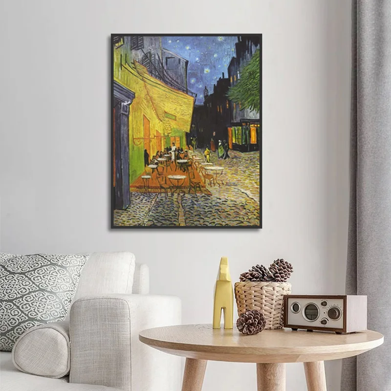 Famous Van Gogh Cafe Terrace At Night Oil Painting Reproductions on Canvas Posters and Prints Wall Art Picture for Living Room
Famous Van Gogh Cafe Terrace At Night Oil Painting Reproductions on Canvas Posters and Prints Wall Art Picture for Living Room