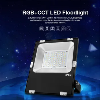 30W RGB+CCT LED Floodlight Cell Iphone APP Group Control Smart Flood Light AC86-265V IP65 Waterproof Outdoor Street Lighting
30W RGB+CCT LED Floodlight Cell Iphone APP Group Control Smart Flood Light AC86-265V IP65 Waterproof Outdoor Street Lighting