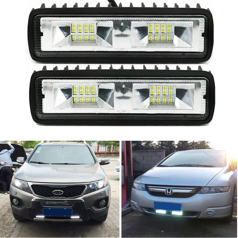 2pcs 12V 16LED Daytime running lights Bulb Led Fog Lights Waterproof Super Bright Boat Driving light OffRoad Driving for Truck
2pcs 12V 16LED Daytime running lights Bulb Led Fog Lights Waterproof Super Bright Boat Driving light OffRoad Driving for Truck
