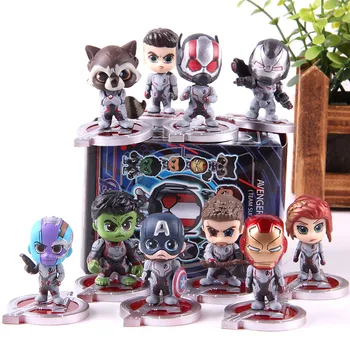 Avengers Iron Man Captain America Black Widow Nebula War Machine Hawkeye Thor Marvel Endgame Action Figures PVC Toys 10pcs/set
Avengers Iron Man Captain America Black Widow Nebula War Machine Hawkeye Thor Marvel Endgame Action Figures PVC Toys 10pcs/set