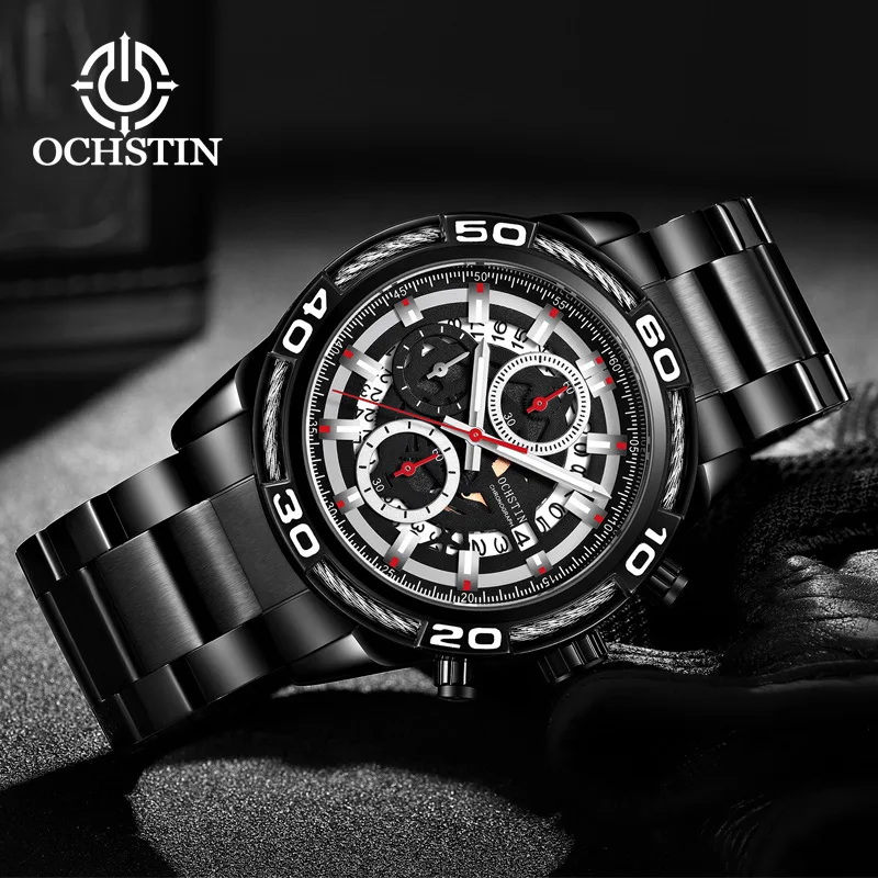 Brand Men Europe And America Business Watch Multi-functional Fashion MEN'S Watch Clean Steel Folding Clasps MEN'S Watch
Brand Men Europe And America Business Watch Multi-functional Fashion MEN'S Watch Clean Steel Folding Clasps MEN'S Watch