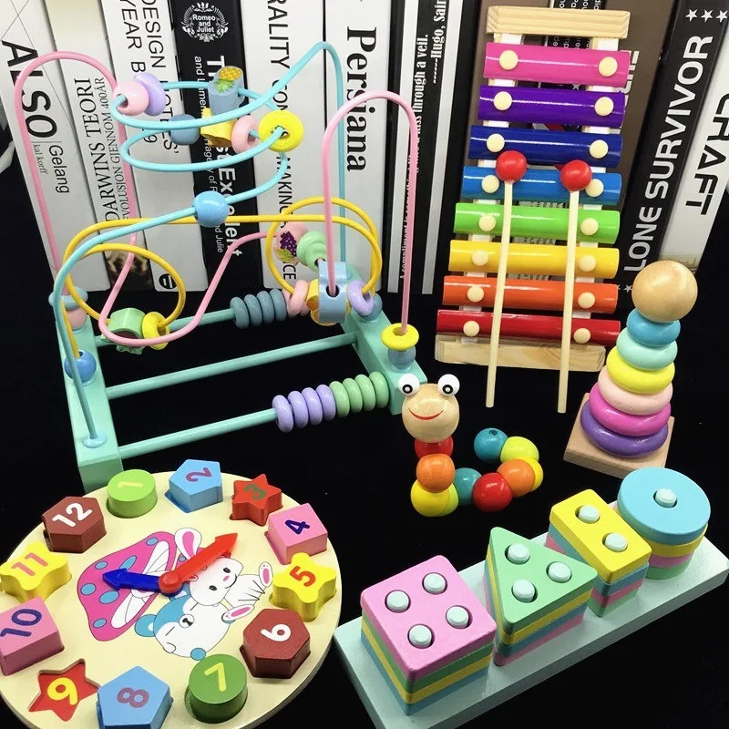 Polyhedron Touch Clock Building Block Learning Baby Bead-stringing Toy Educational Toy Animal Abacus Calculation Finger Wood Pra
Polyhedron Touch Clock Building Block Learning Baby Bead-stringing Toy Educational Toy Animal Abacus Calculation Finger Wood Pra