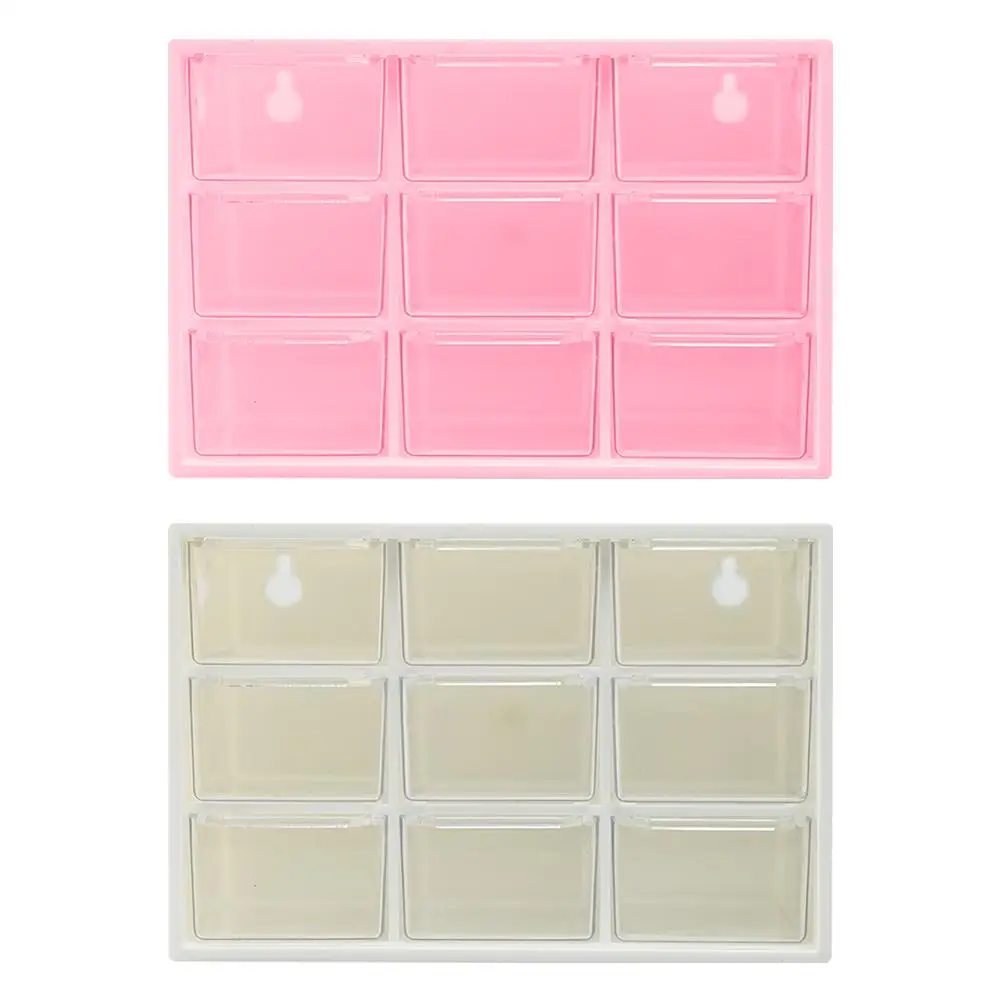 Mini Jewelry Storage Box Makeup Storage Container For Office Home Dormitory 9 Small Drawers For Storing Staples Sundries
Mini Jewelry Storage Box Makeup Storage Container For Office Home Dormitory 9 Small Drawers For Storing Staples Sundries