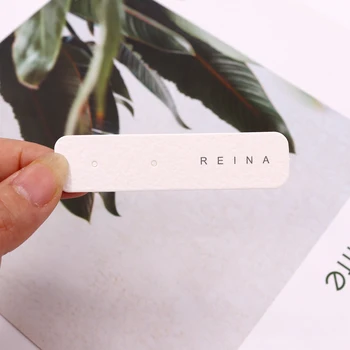 New Design 7*1.6cm 100pcs/lot REINA Print Earrings Card Stud Jewelry Package Display Cards Hanger Tags Wholesale
New Design 7*1.6cm 100pcs/lot REINA Print Earrings Card Stud Jewelry Package Display Cards Hanger Tags Wholesale