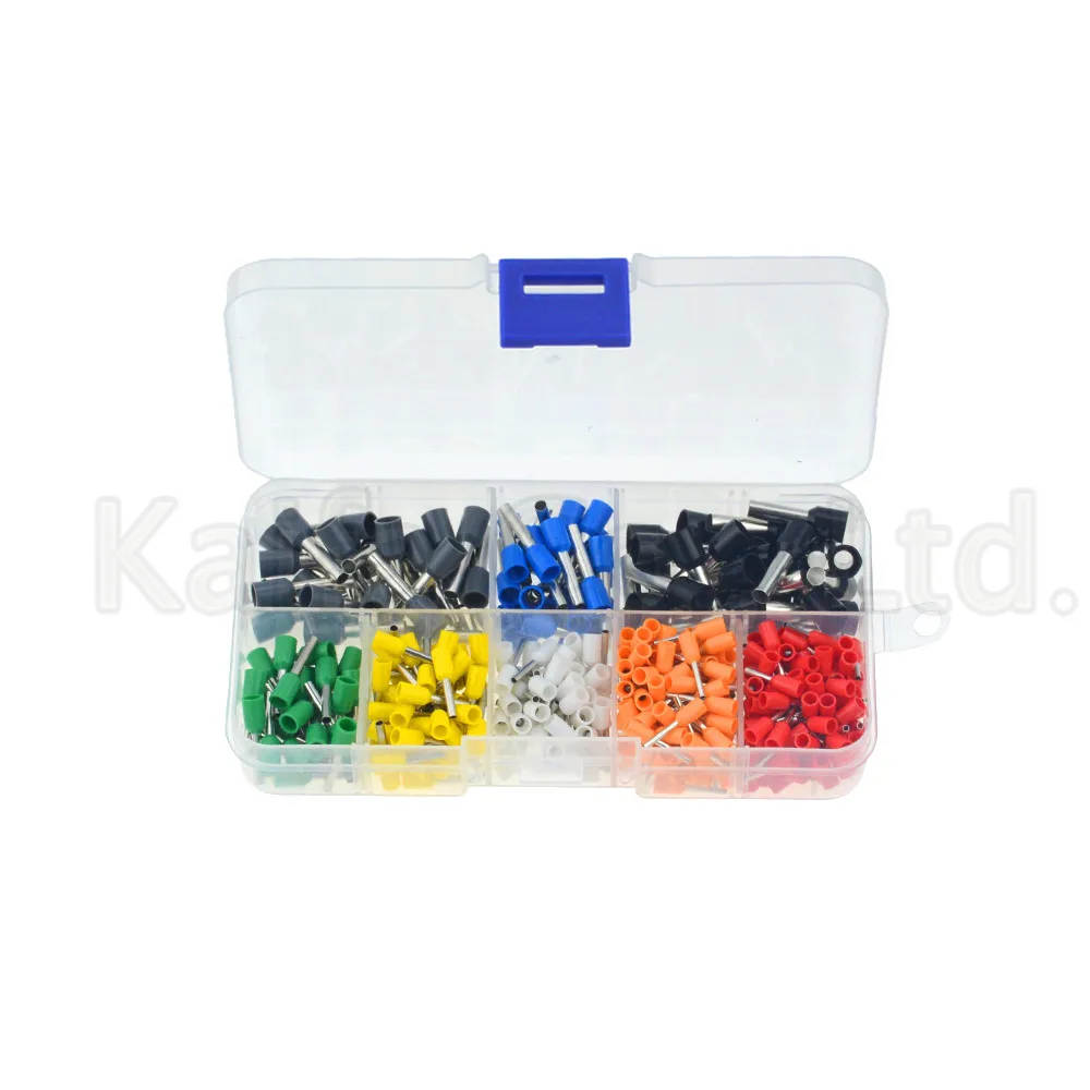 400PCS/box AWG 22-10 Insulated Cord Pin End Terminal Ferrules Kit Set Wire Copper Crimp Connector
400PCS/box AWG 22-10 Insulated Cord Pin End Terminal Ferrules Kit Set Wire Copper Crimp Connector