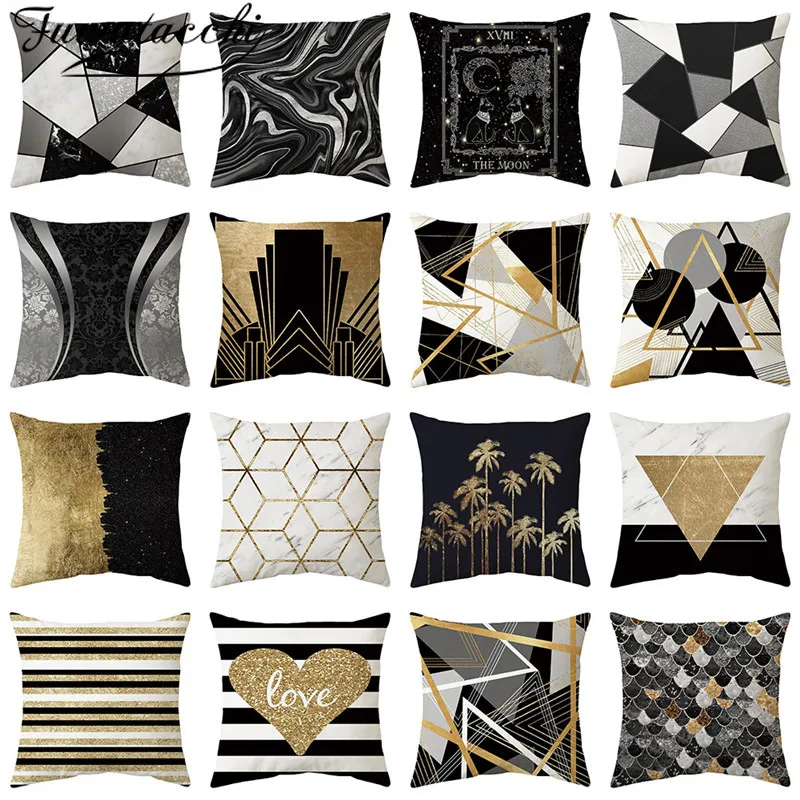 Fuwatacchi Nordic style Geometric Cushion Cover Black Pillow Cover For Home Sofa Decorative Pillowcases Polyester Throw Pillows
Fuwatacchi Nordic style Geometric Cushion Cover Black Pillow Cover For Home Sofa Decorative Pillowcases Polyester Throw Pillows