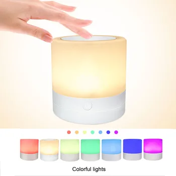 Rechargeable Smart LED Touch Control Night Light Induction Dimmer Intelligent Bedside Portable Lamp Dimmable Color Change
Rechargeable Smart LED Touch Control Night Light Induction Dimmer Intelligent Bedside Portable Lamp Dimmable Color Change