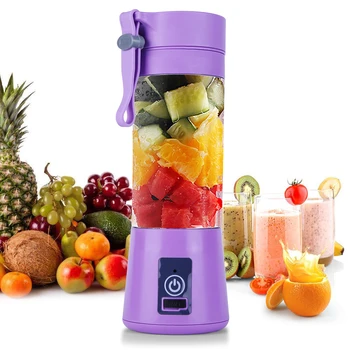 380ml 2 Blades USB Rechargeable Juice Machine Blender Mixer Portable Juicer Smoothie Maker Household Juice Extractor
380ml 2 Blades USB Rechargeable Juice Machine Blender Mixer Portable Juicer Smoothie Maker Household Juice Extractor
