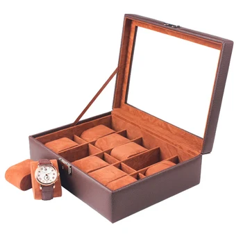 Luxury 10 Grids Handmade Watch Box Clock Box Watch Case Time Box for Watch Holding
Luxury 10 Grids Handmade Watch Box Clock Box Watch Case Time Box for Watch Holding