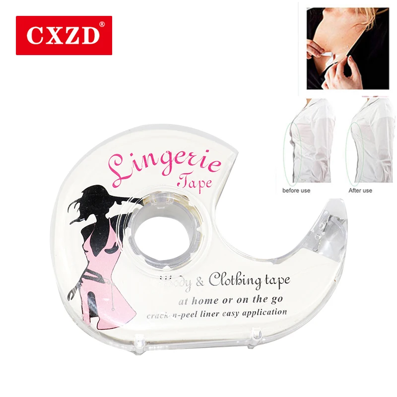 CXZD Fashion Band 3 Meters Double Sided Adhesive Safe Lingerie Band Clothing Clear Bra Stripe Waterproof Medical Band V Neck
CXZD Fashion Band 3 Meters Double Sided Adhesive Safe Lingerie Band Clothing Clear Bra Stripe Waterproof Medical Band V Neck