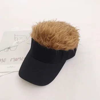 2020 new product wig hat one fashion trend peak cap men and women Korean personality funny handsome hat KYK02640 
2020 new product wig hat one fashion trend peak cap men and women Korean personality funny handsome hat KYK02640