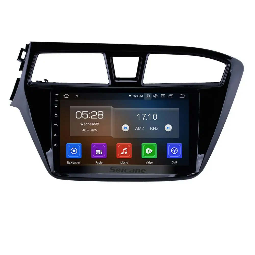 Seicane 9 дюймов Android 10 0 Автомобильная навигационная система GPS для 2014 2015 Hyundai I20