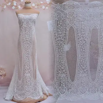 special pattern newest style embroidery tulle mesh lace fabric with full beads sequins JOY-3325for wedding dress
special pattern newest style embroidery tulle mesh lace fabric with full beads sequins JOY-3325for wedding dress
