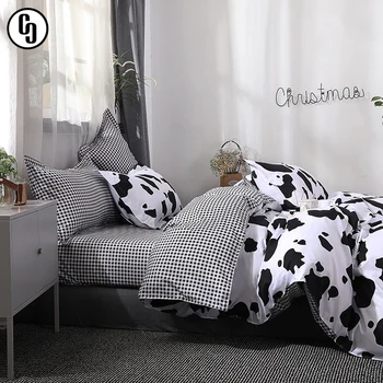 GXC Cute Milk Cow Cartoon Bedding Set Soft Printed Duvet Cover Pillowcase Queen King Bed Linen Bedspread Flat Sheet
GXC Cute Milk Cow Cartoon Bedding Set Soft Printed Duvet Cover Pillowcase Queen King Bed Linen Bedspread Flat Sheet